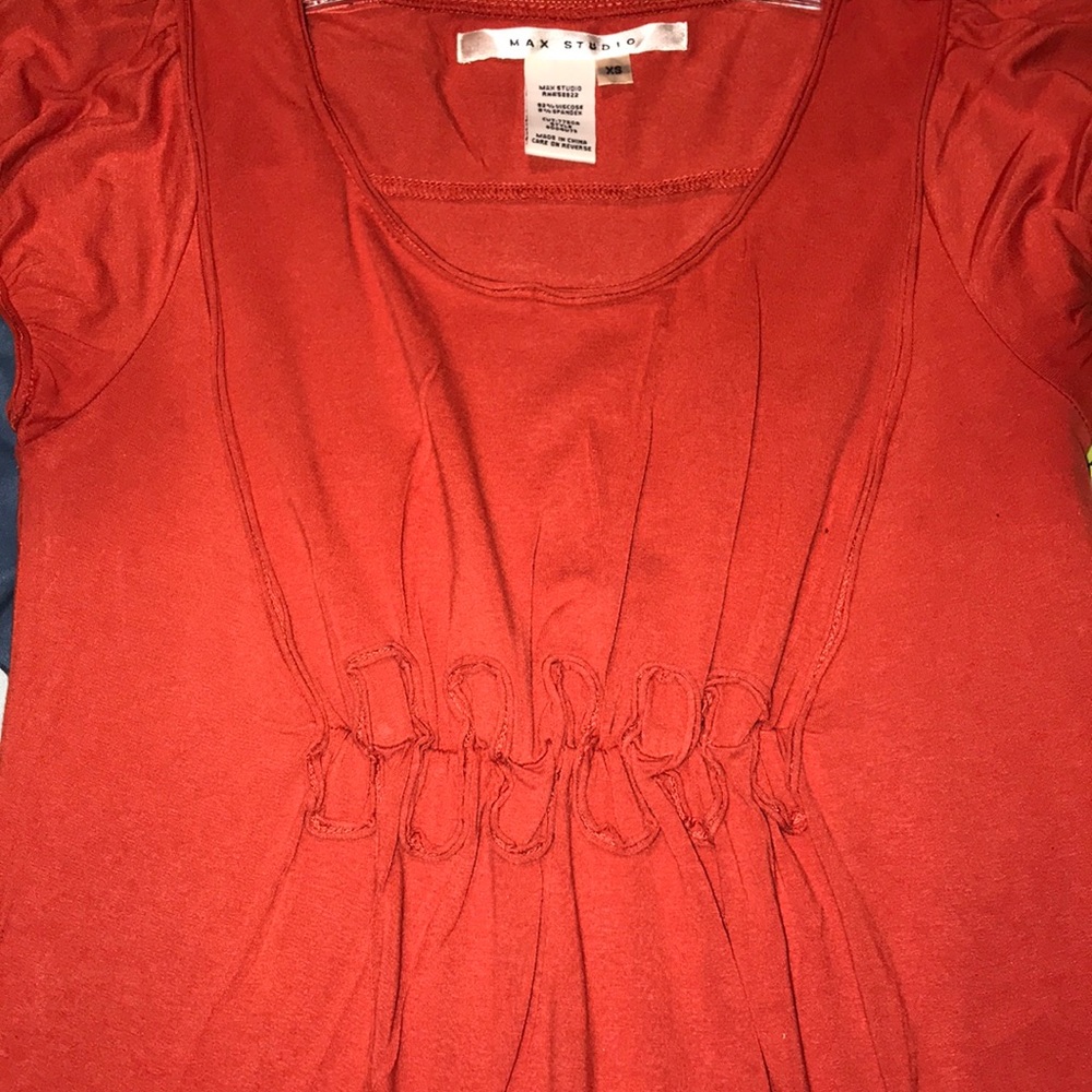 Max Studio Orange Blouse